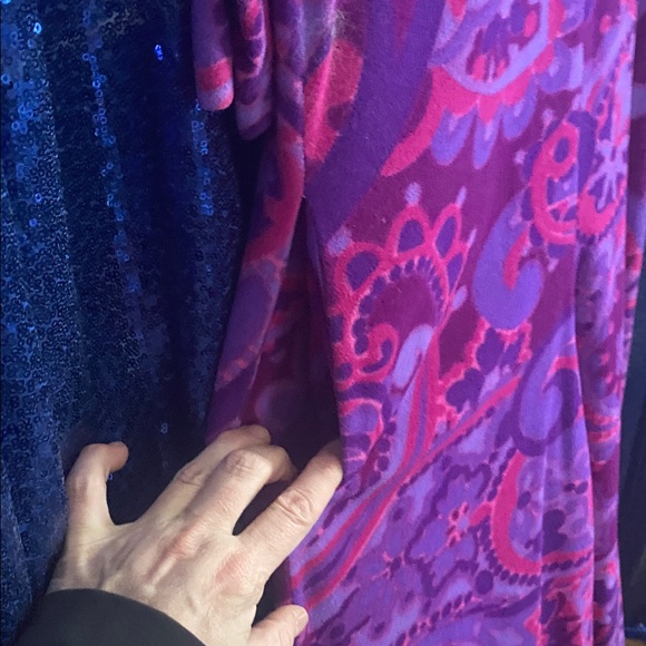 Women's Vintage Paisley Wide Leg Jumpsuit - Picture 8 of 8